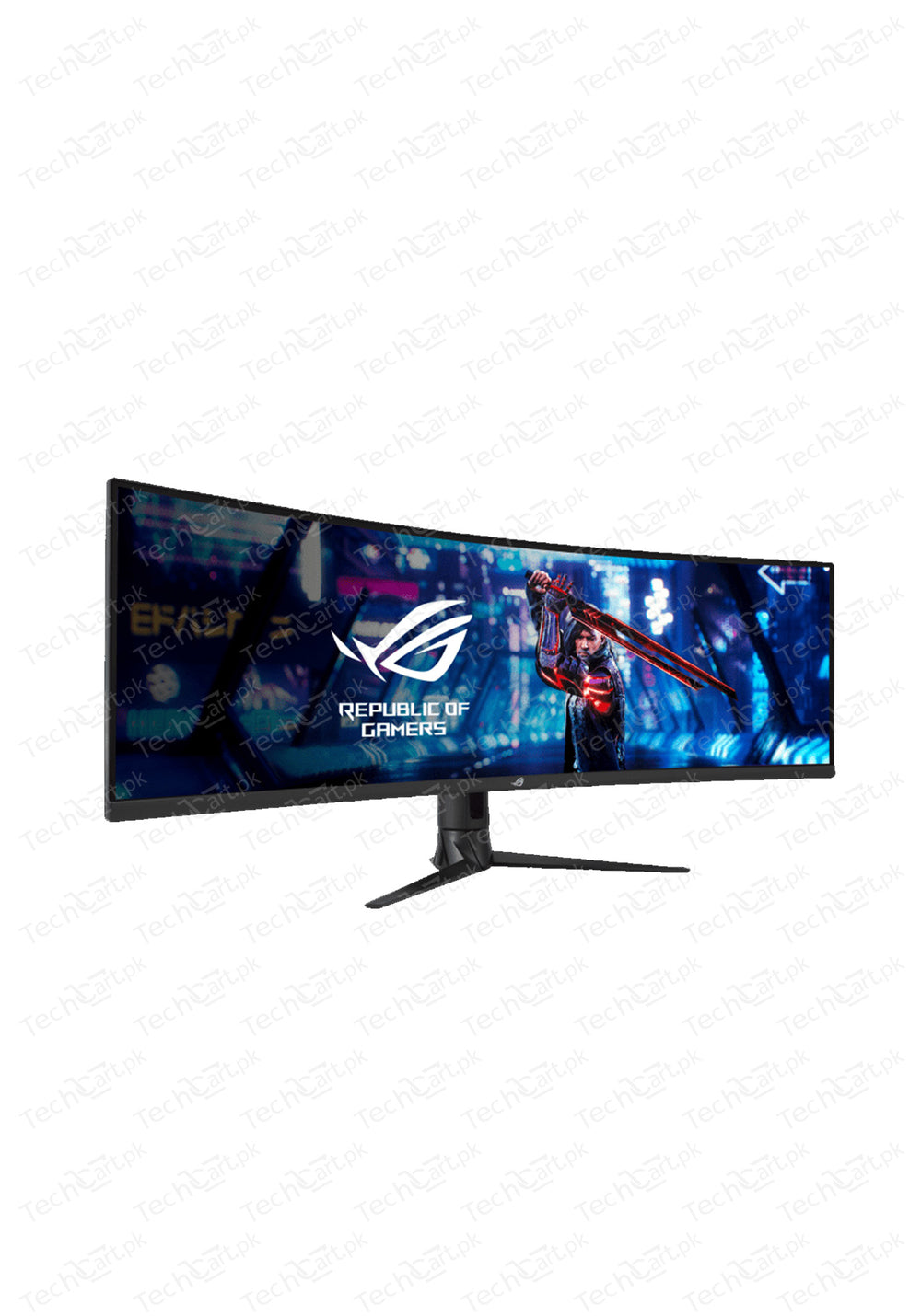 AsusROGStrixXG49WCRUltrawide49DoubleQHD5120x1440CurvedGamingMonitor1