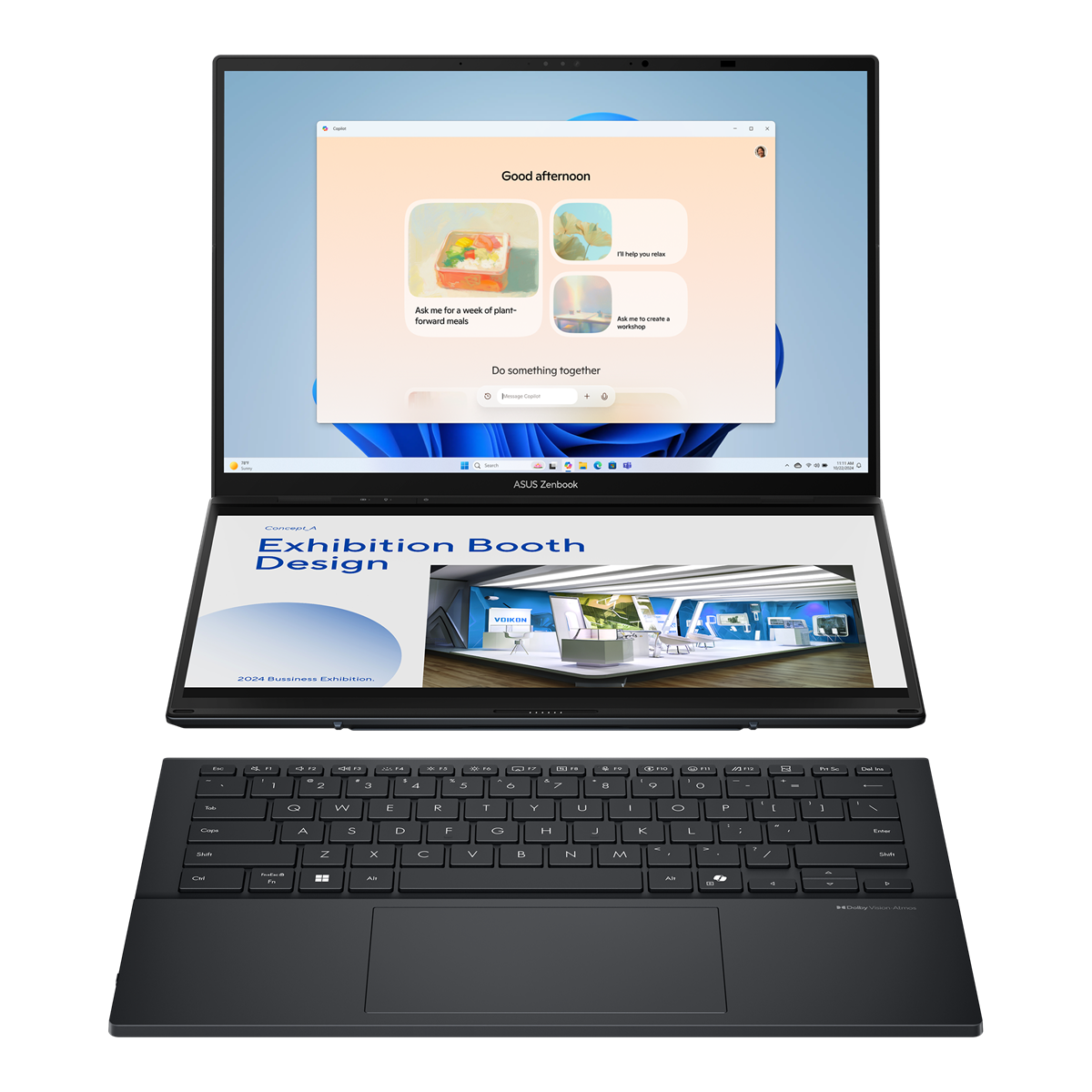 Asus Zenbook Duo UX8406CA-PZ005W | Intel Core Ultra 9 | 32GB RAM | 2TB SSD | 14" Touch Display | Windows 11 – Official Warranty