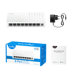 Cudy FS108D 3.0 – 8-Port 10/100 Mbps