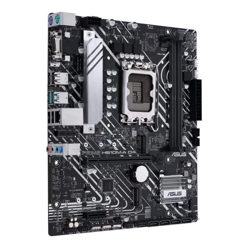 Intel H610 LGA 1700 DDR4 Micro-ATX Motherboard | PCIe 4.0