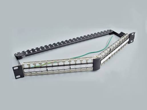 48 Port Copper Patch Panel 1U 19-inch HD Flat for KS Modules