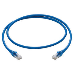 Cat. 6 UUTP LSZH 24AWG 2xRJ45 Blue Patch Cord 0.5 Meter